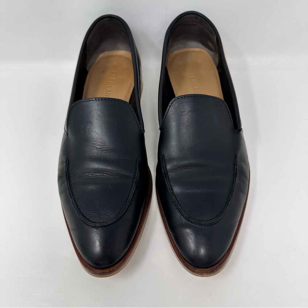Everlane Leather The Modern Loafer Black Size 7.5 - Picture 2 of 10